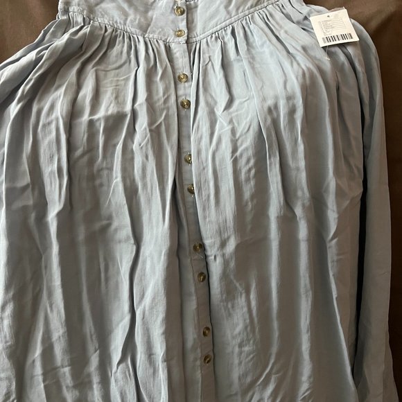 Urban Outfitters Dresses & Skirts - Urban Outfitters Button Down Skirt, Size XS, Blue/Gray